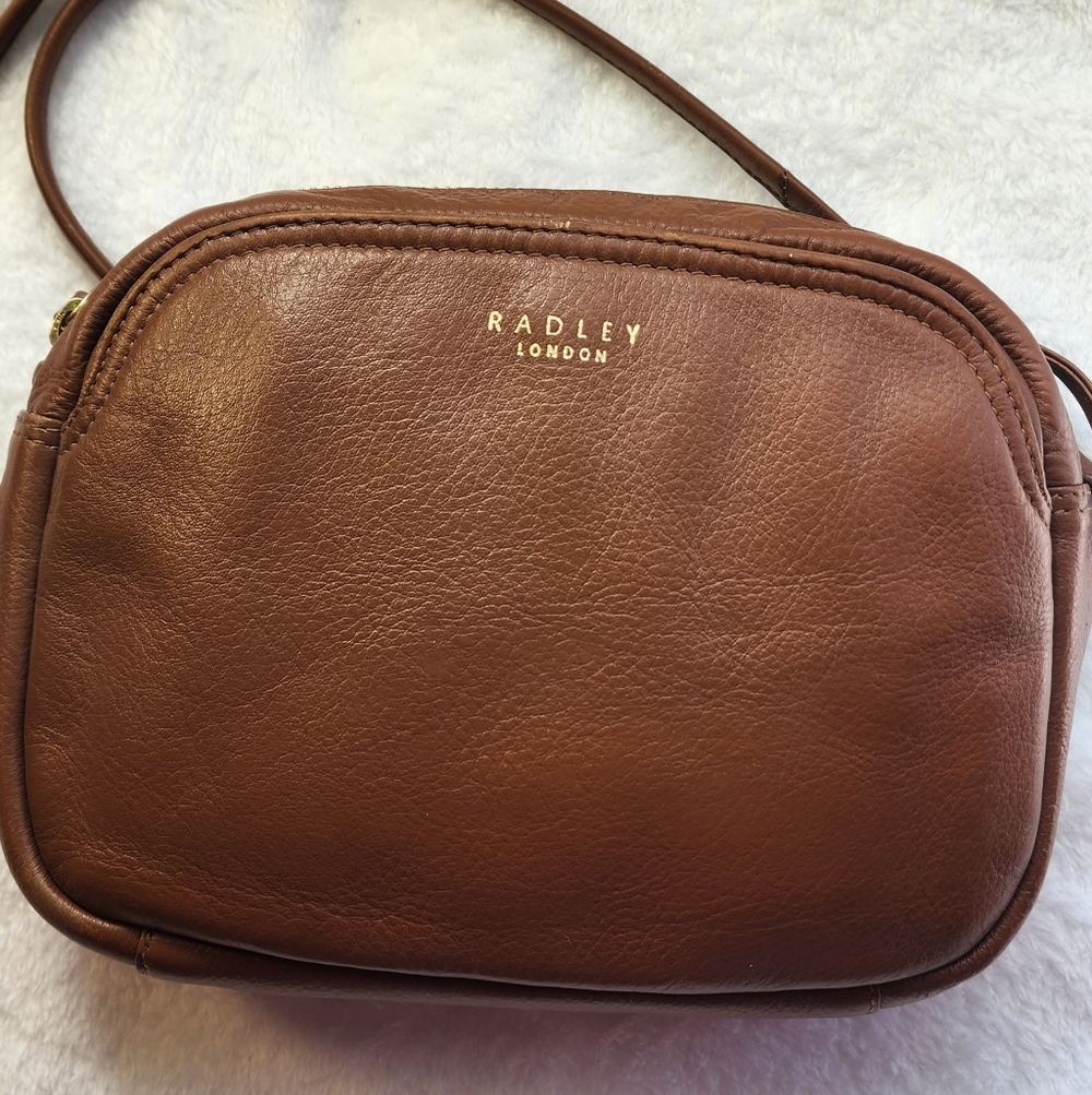 Radley London Tan Leather Crossbody/Shoulder bag - Smooth Grain GUC